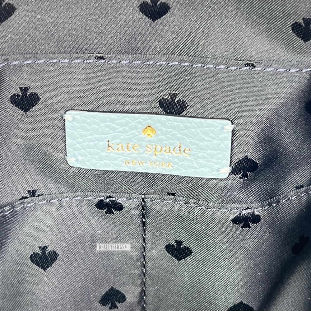 Kate Spade Leila Dome Backpack In Dusty Blue - Picture 9 of 11
